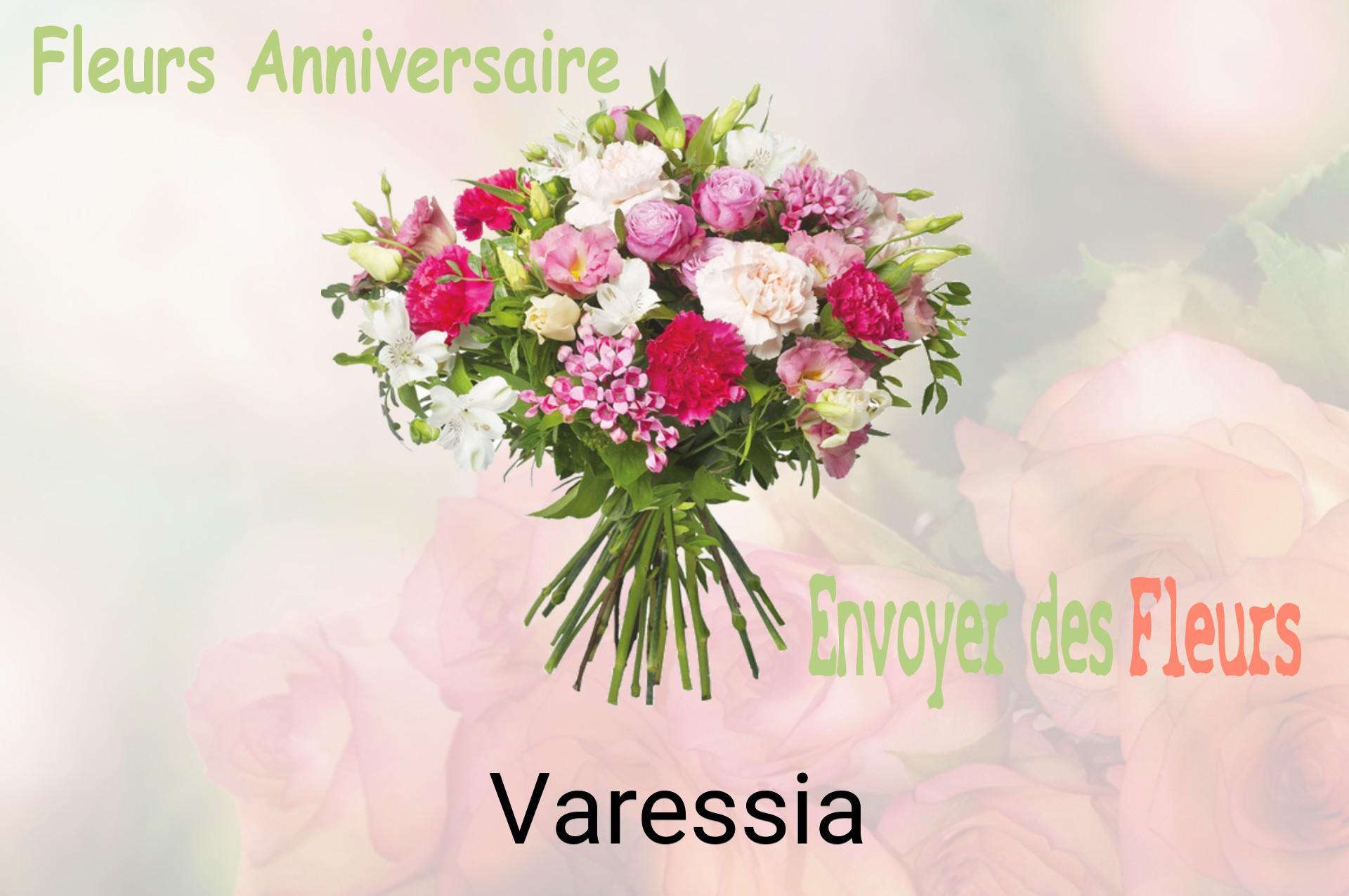 Bouquet de fleurs d’anniversaire livré à Varessia
