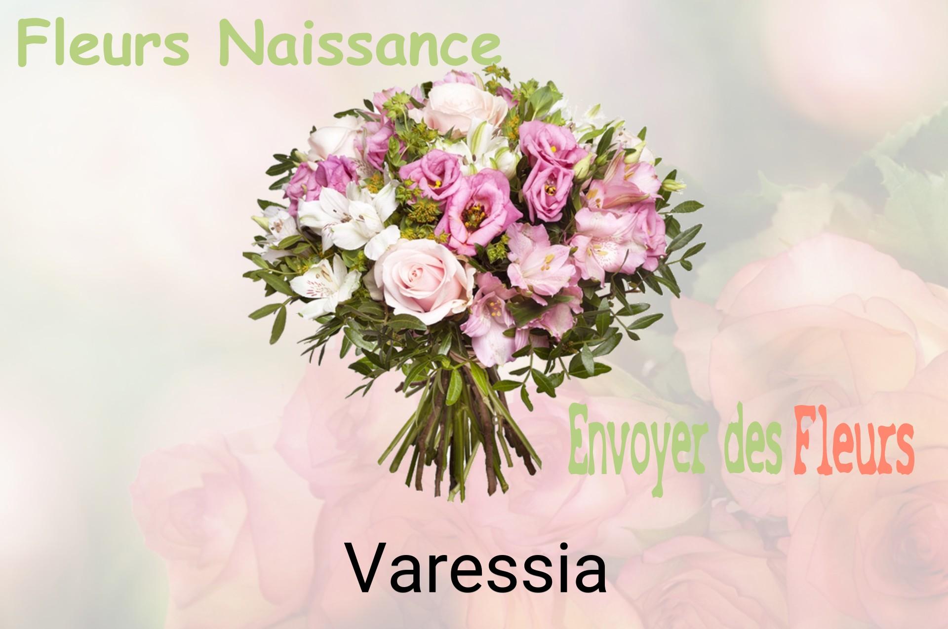 Bouquet de fleurs de naissance livré à Varessia